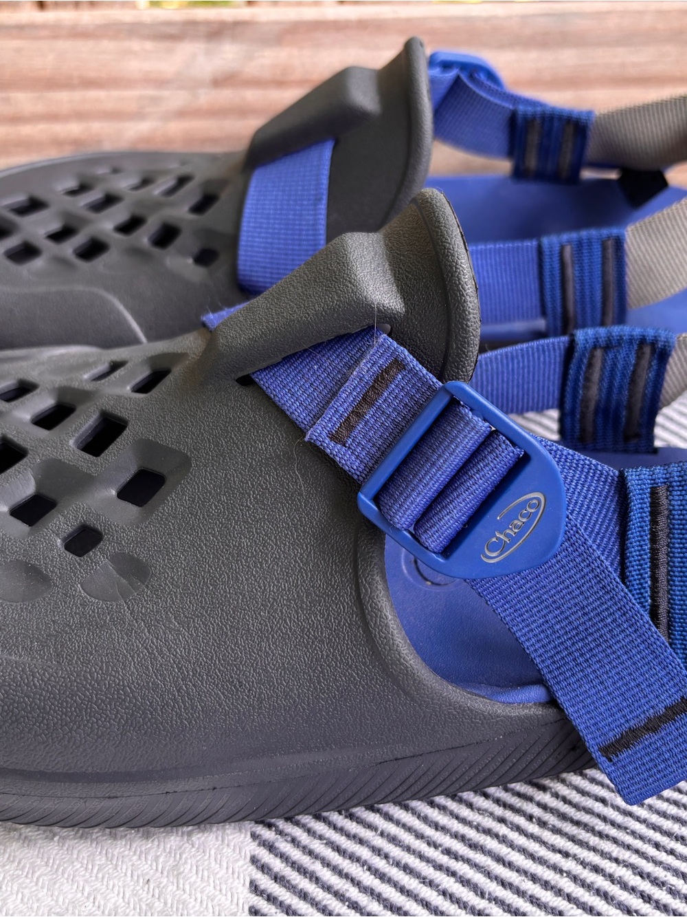 Chaco Men's Blue Water Sandals with Adjustable Straps